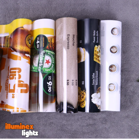 Posterdruck für die LED Werbemittel