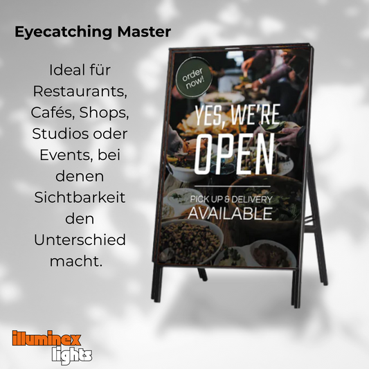 LED-Kundenstopper für den Innenbereich