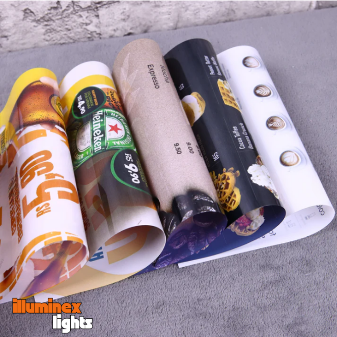 Posterdruck für die LED Werbemittel