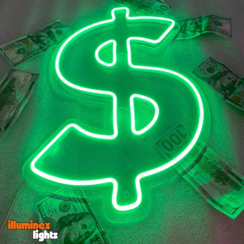 Dollar Neon Sign