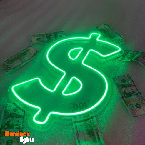 Dollar Neon Sign