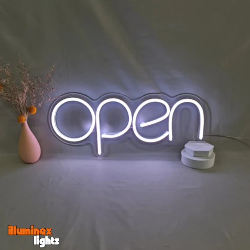 Open Neon Sign